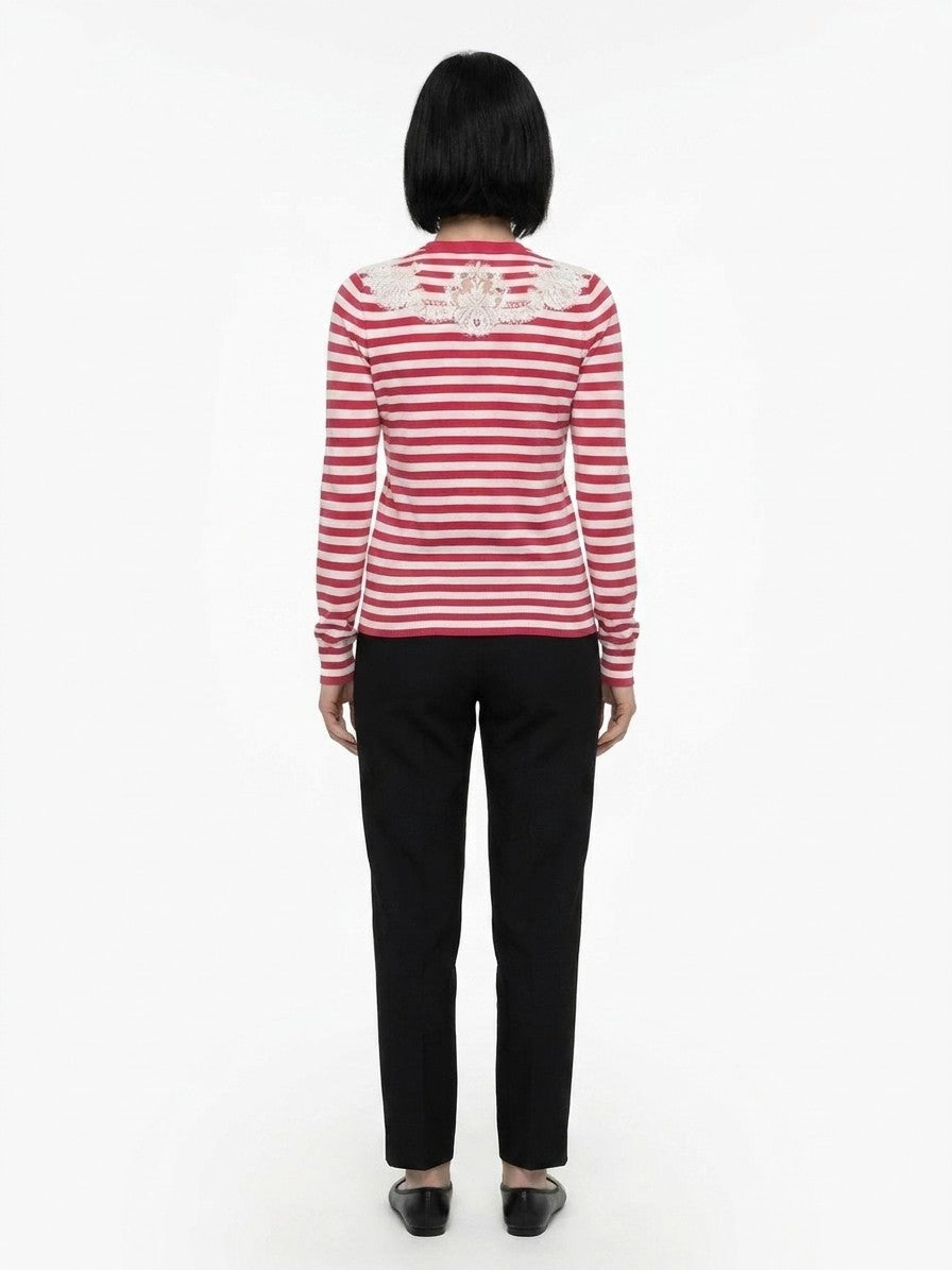 Dolce & Gabbana Bicolor Silk Cardigan