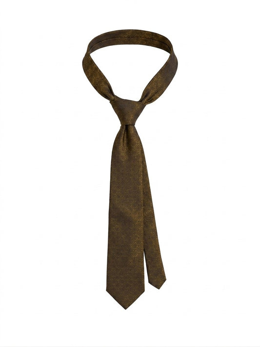 Givenchy Brown Silk Tie