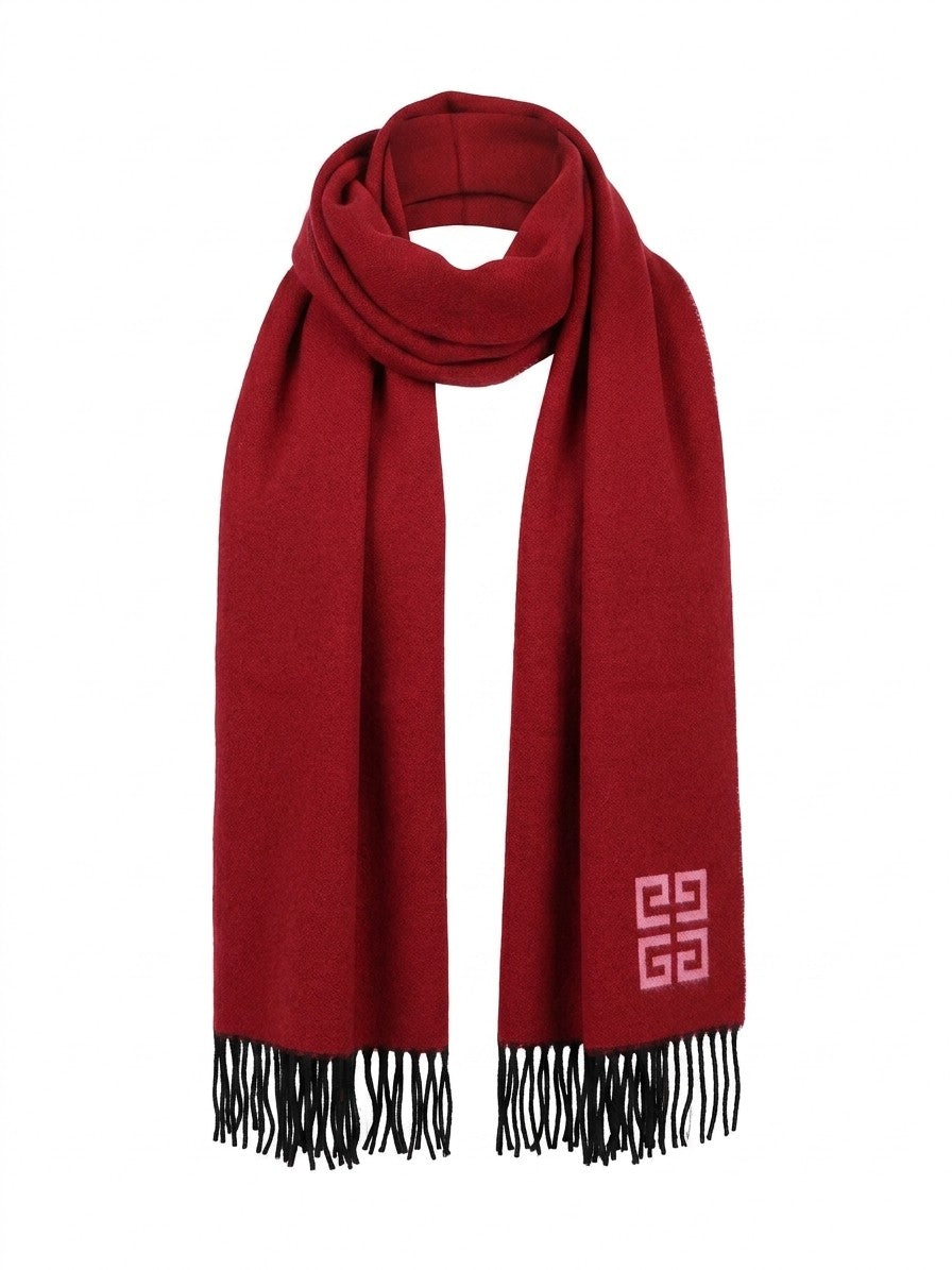 Givenchy Bicolor Wool Scarf