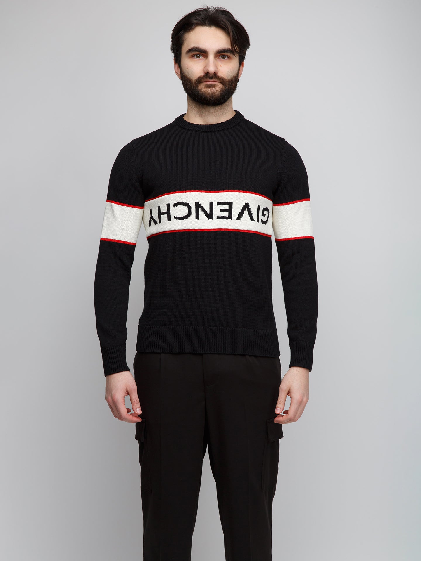 Givenchy Black Cotton Sweater
