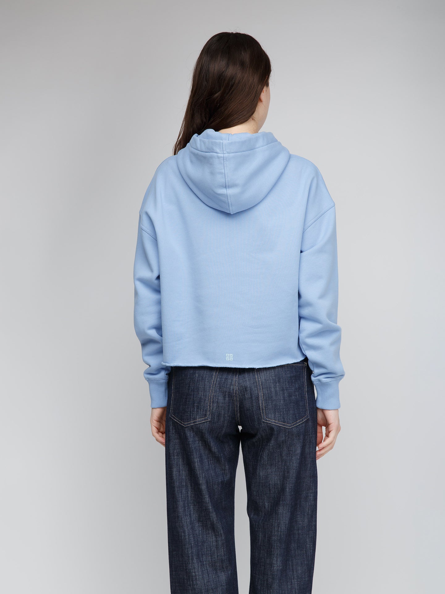 Givenchy Blue Cotton Hoodie