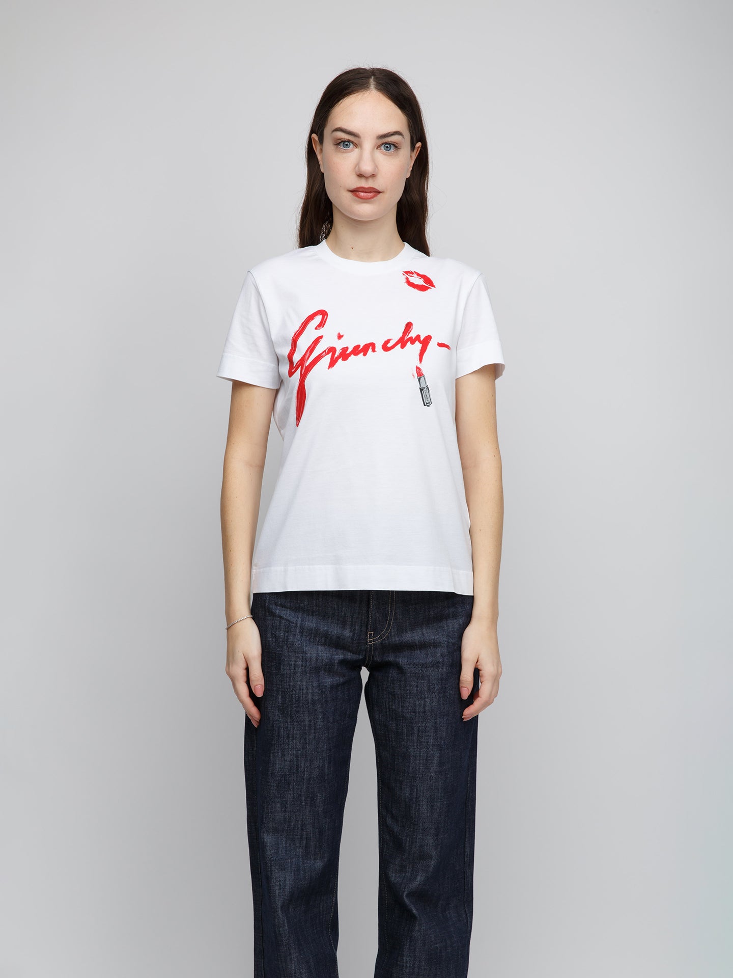 Givenchy White Cotton Sleeveles T-Shirt