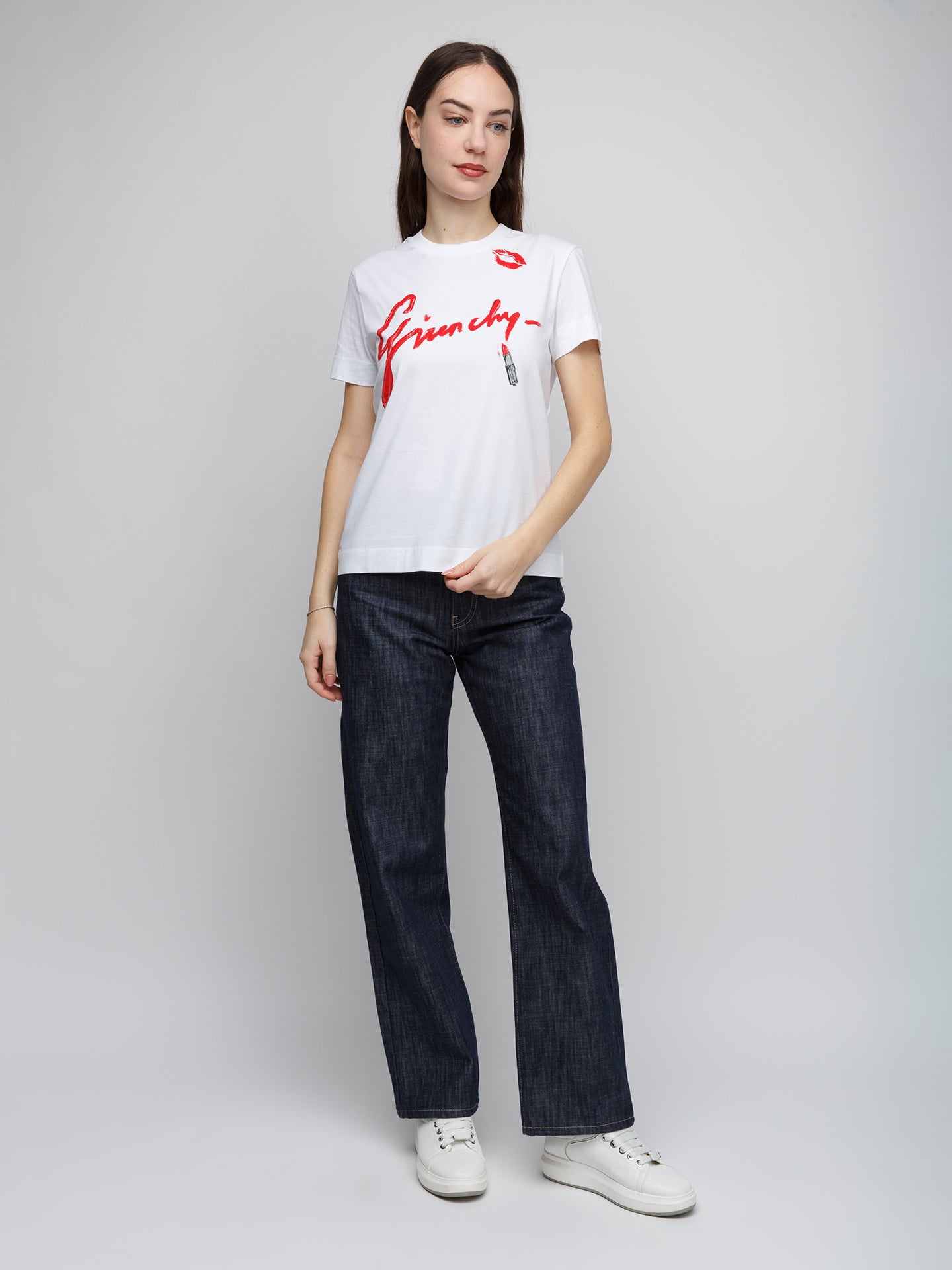 Givenchy White Cotton Sleeveles T-Shirt
