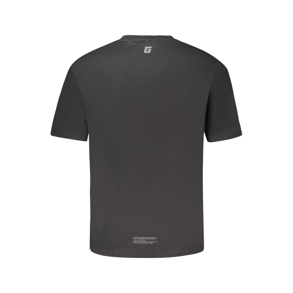 Guess Jeans Black Cotton Men's T-Shirt