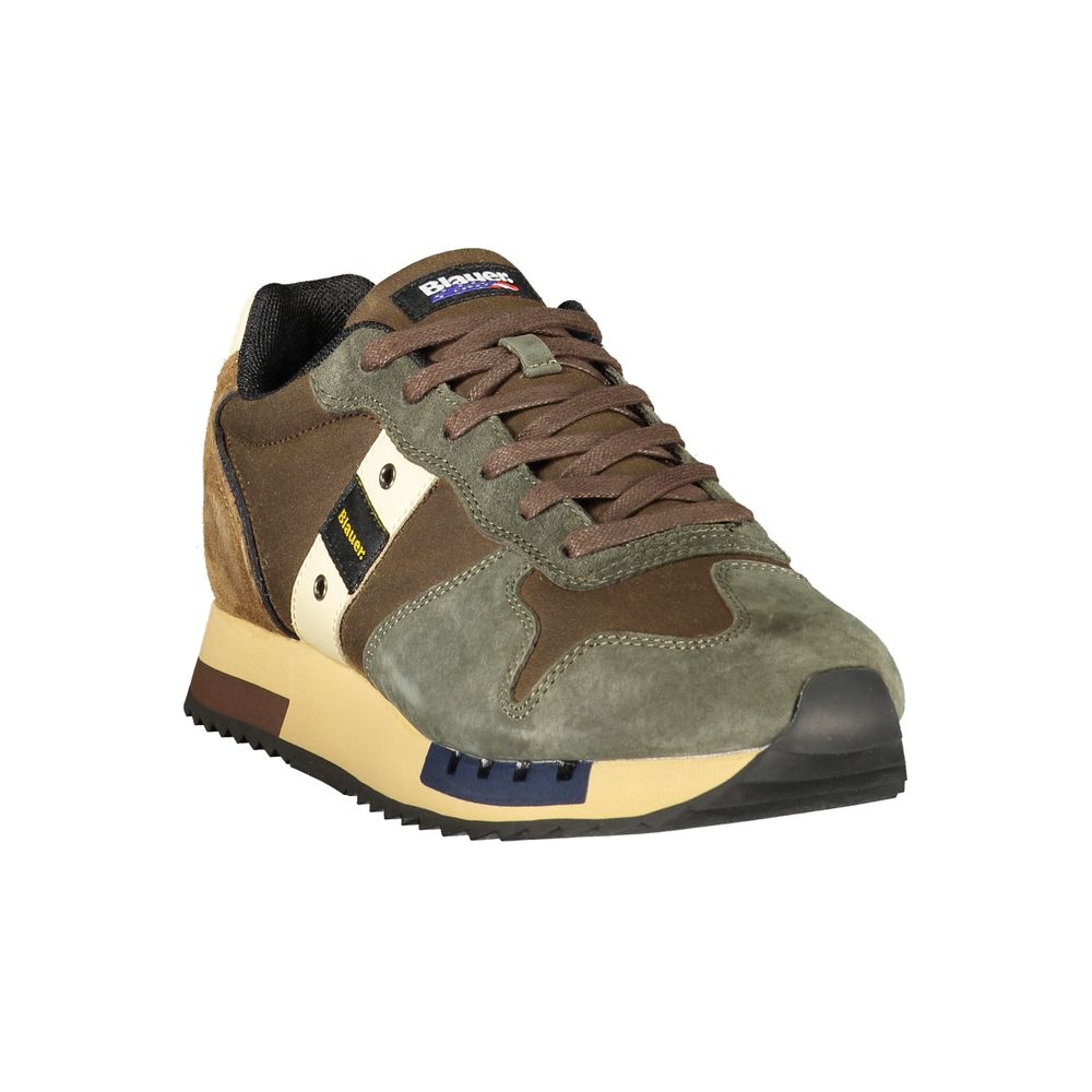 Blauer Brown Polyurethane Men's Sneaker