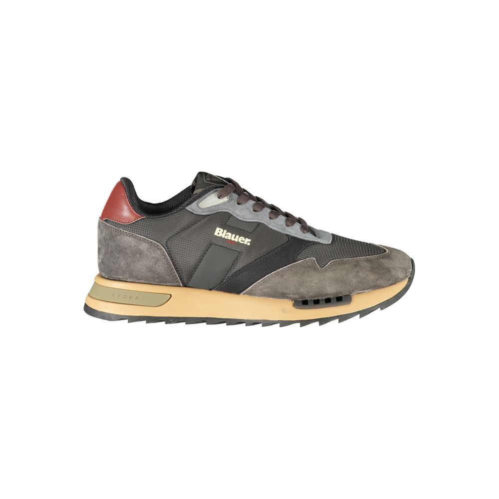Blauer Nero Polyurethane Uomo Sneaker