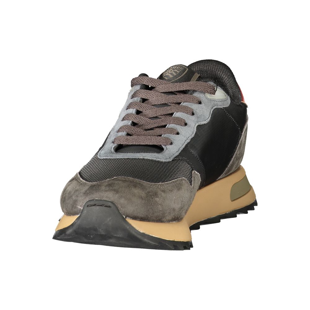 Blauer Nero Polyurethane Uomo Sneaker