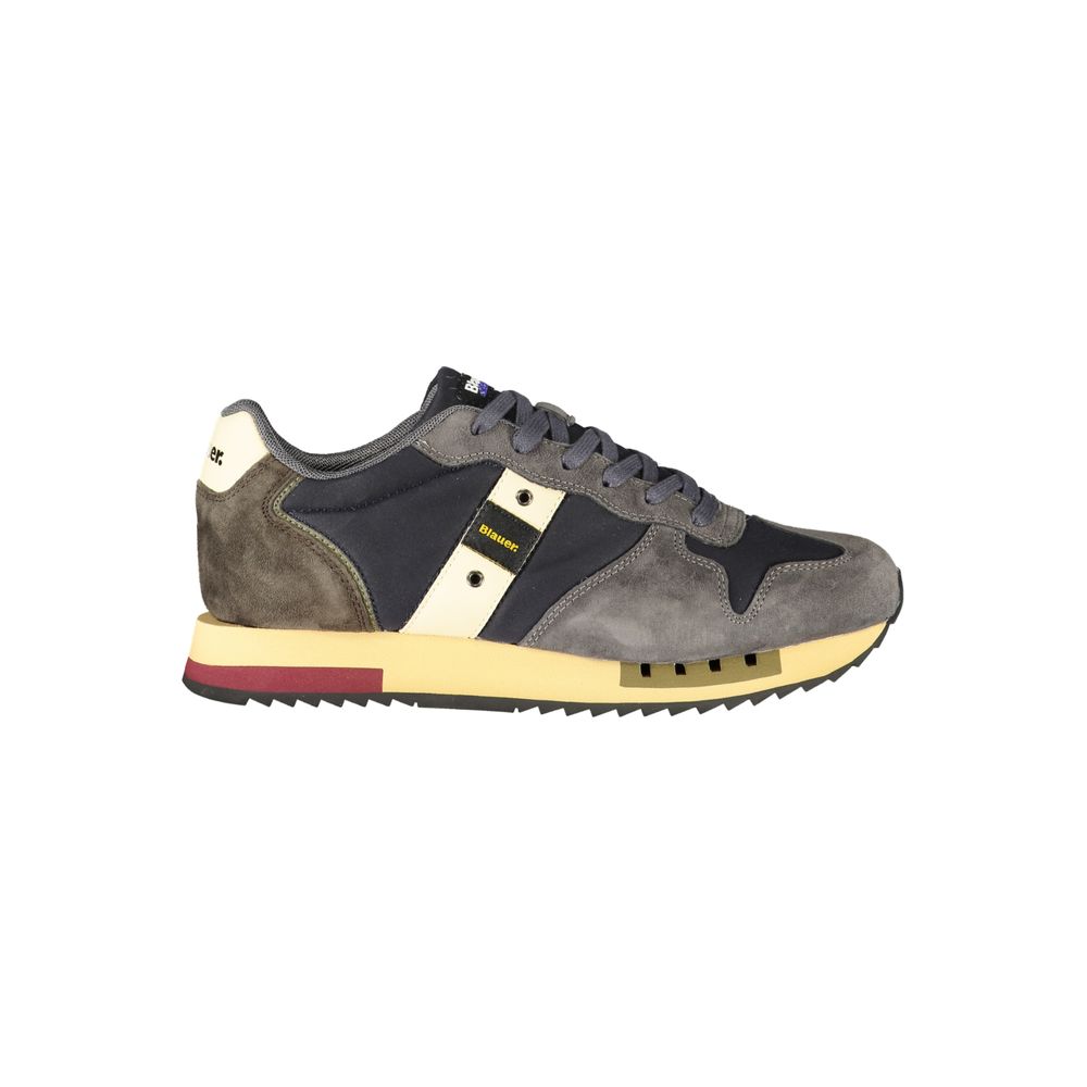 Blauer Blue Leather Men's Sneaker