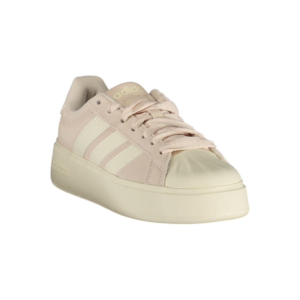 Adidas White Polyurethane Female Sneaker