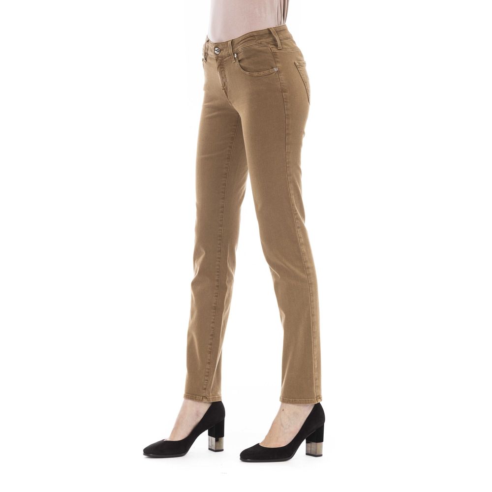 Jacob Cohen Beige Cotton Women Jeans