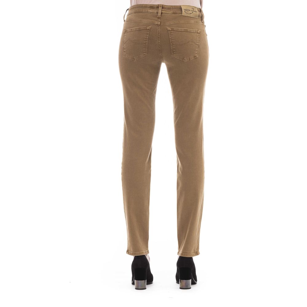 Jacob Cohen Beige Cotton Women Jeans