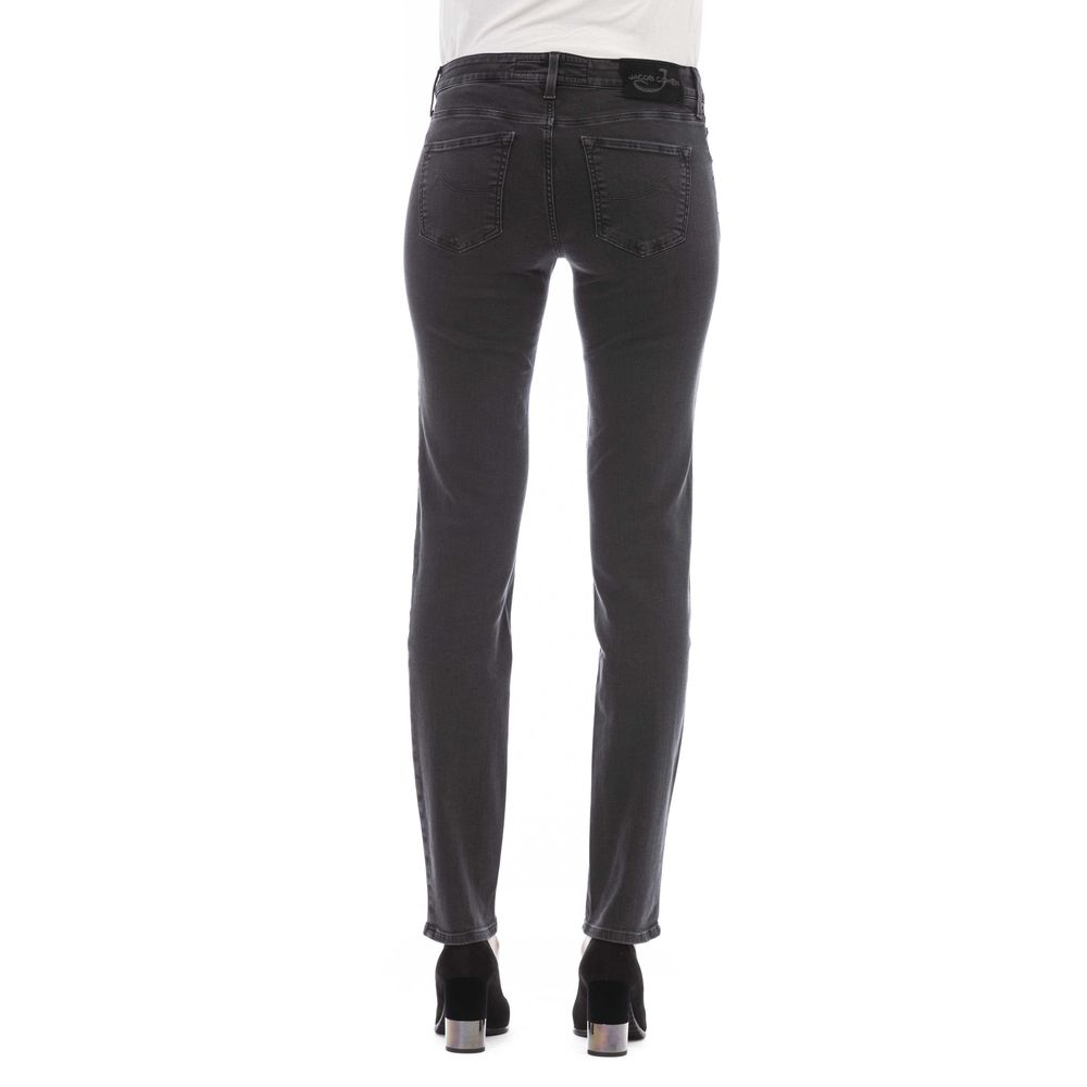 Jacob Cohen Black Cotton Women Jeans