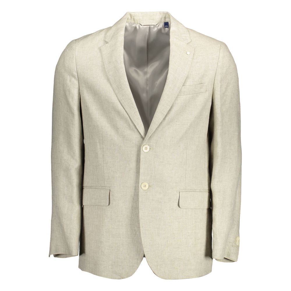 Gant Beige Linen Men's Jacket