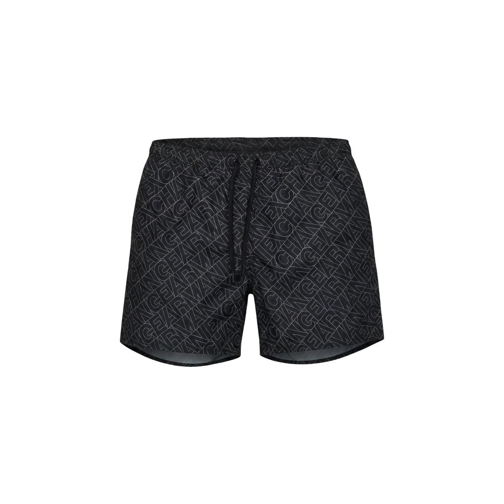 Armani Exchange Black Polyester Swim Shorts