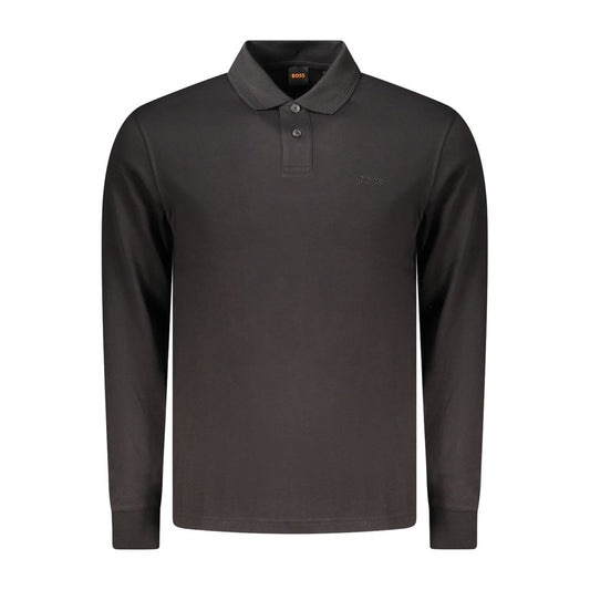 Hugo Boss Black Cotton Men's Polo Shirt