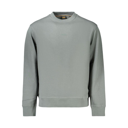 Hugo Boss Verde Cotton Men's Sweatshirt
