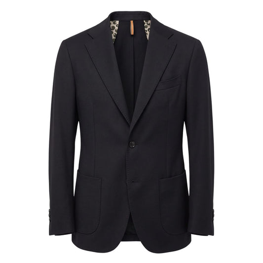 Roberto Pepe Luxury Black Polyester Men Jacket