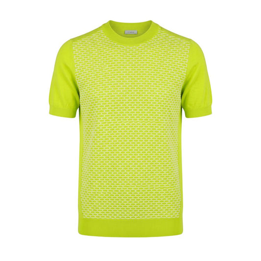 Malo Green Cotton Men Sweater