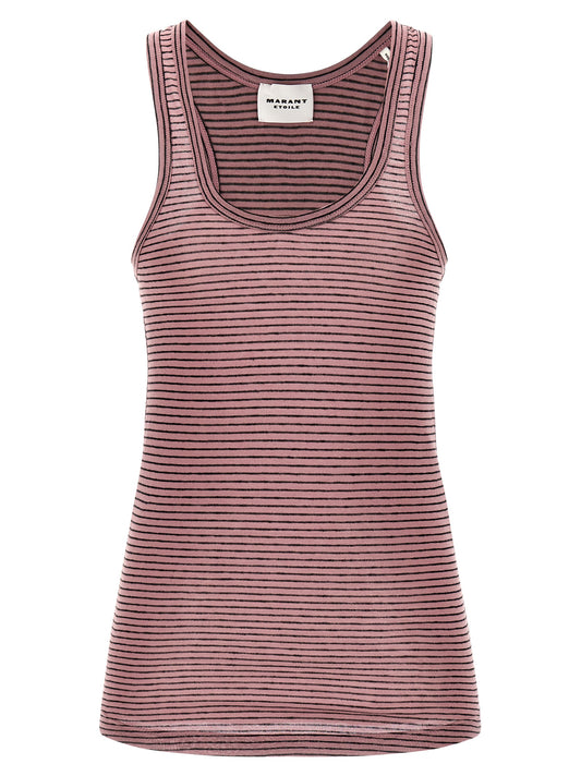 Isabel Marant Étoile Multicolor Cotton Sleeveles T-Shirt