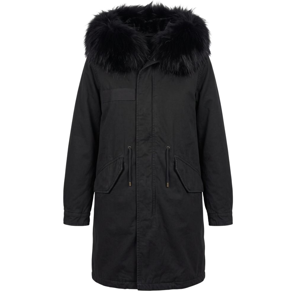 Mr&Mrs Italy Black Cotton Women Jacket