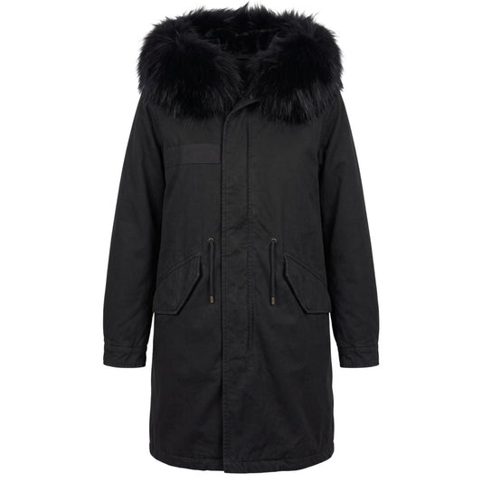 Mr&Mrs Italy Black Cotton Women Jacket