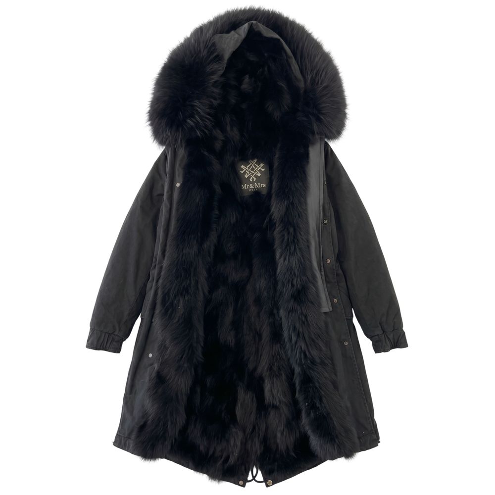 Mr&Mrs Italy Black Cotton Women Jacket