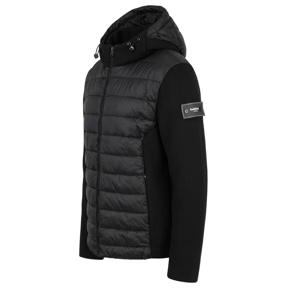Baldinini Trend Black Polyester Men Jacket
