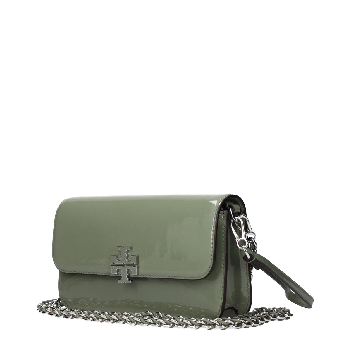 Tory Burch Green Leather Handbag