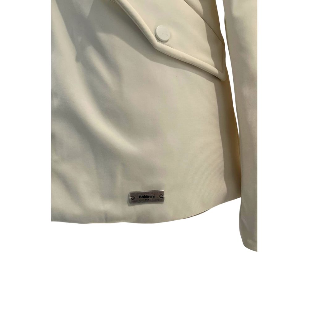 Baldinini Trend White Nylon Women Jacket