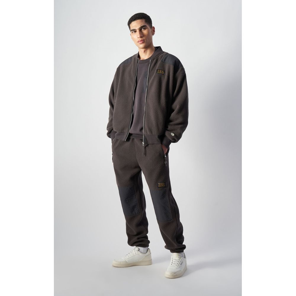 Champion Black Polyester Bomber