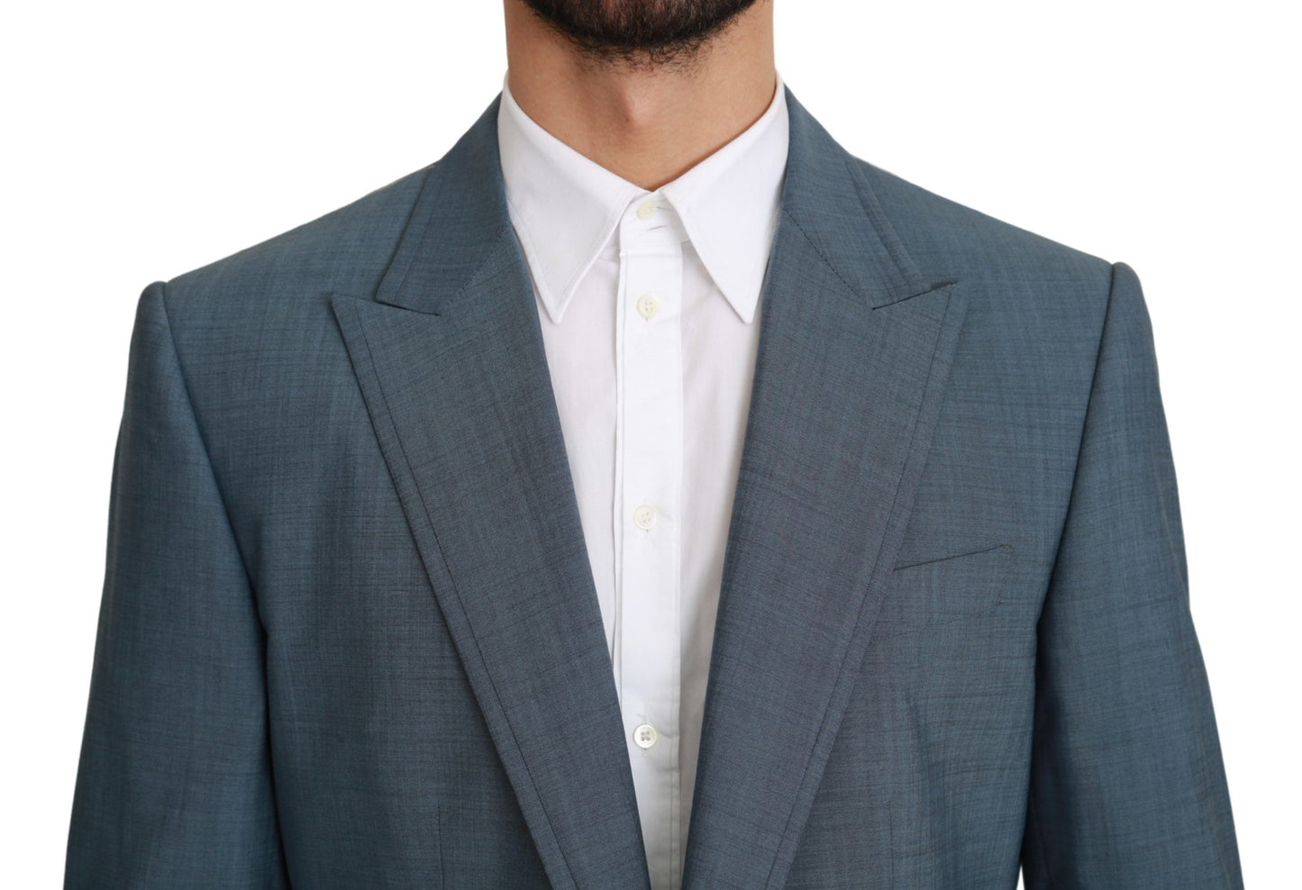 Dolce & Gabbana Elegant Light Blue Slim Fit Blazer