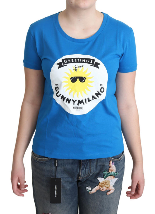 Moschino Sunny Milano Chic Round Neck Tee