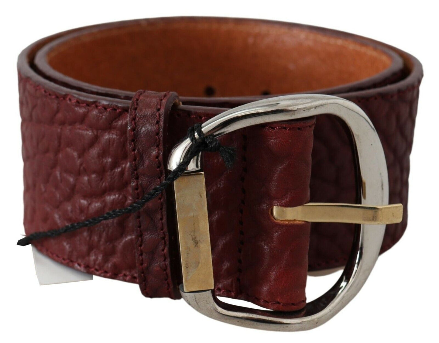 GF Ferre Elegant Brown Leather Fashion Belt