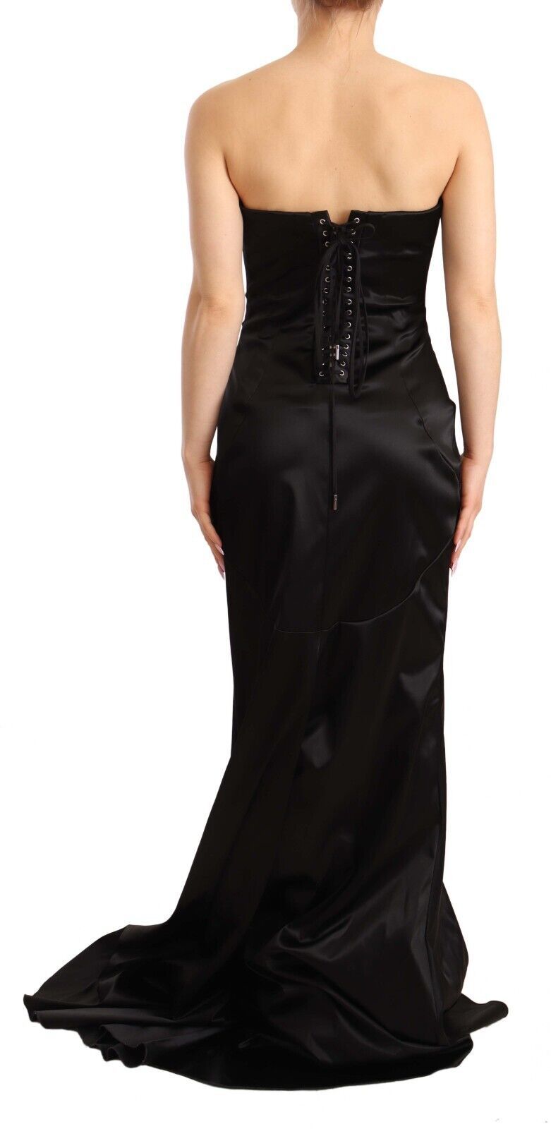 Dolce & Gabbana Elegant Black Strapless Mermaid Dress