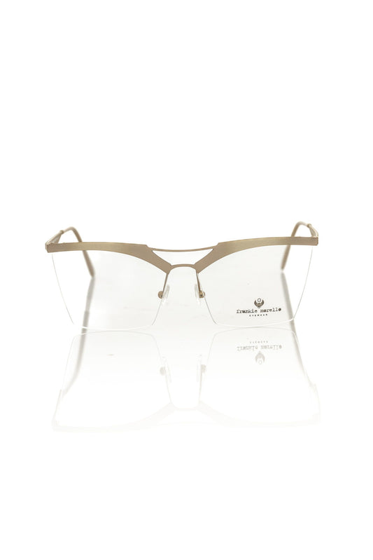 Frankie Morello Brown Metallic Women's Eyeglass Frame