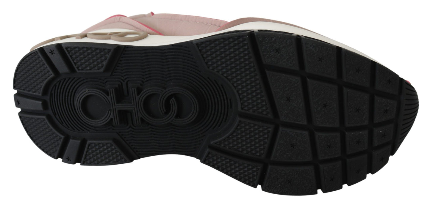 Jimmy Choo Ballet Pink Chic Padded Sneakers