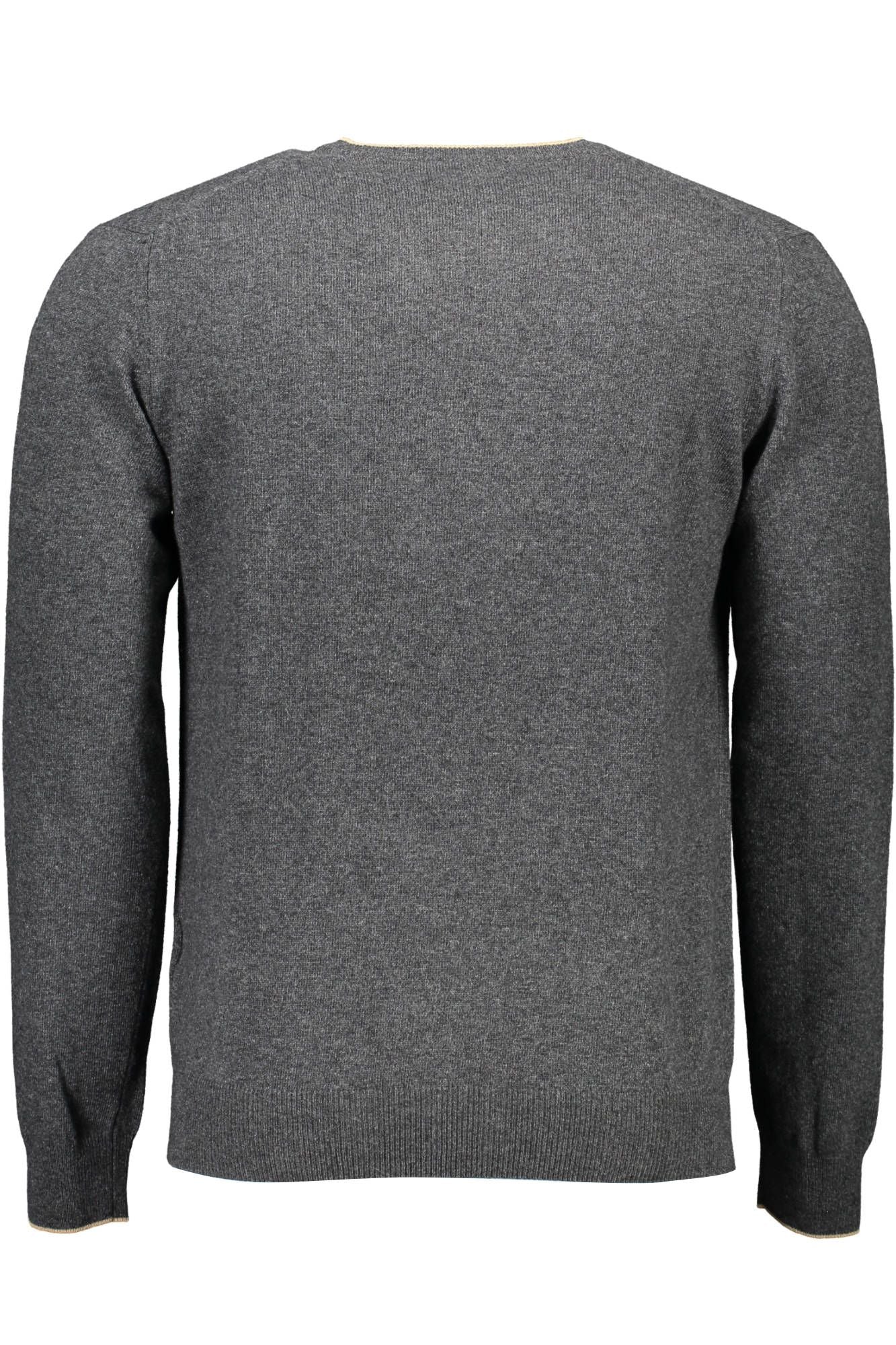 Harmont & Blaine Gray Wool Men Sweater