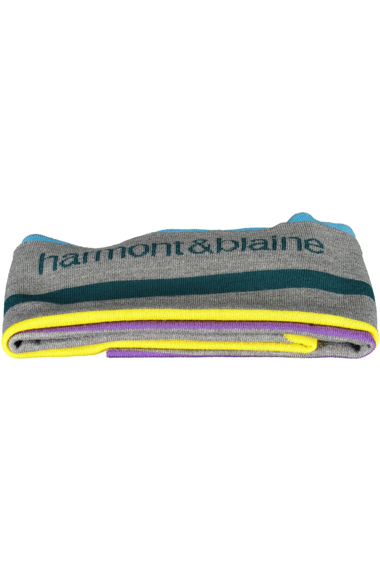 Harmont & Blaine Gray Wool Men Scarf