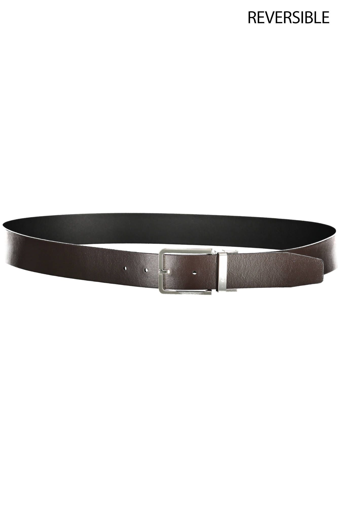 Calvin Klein Brown Leather Men Belt