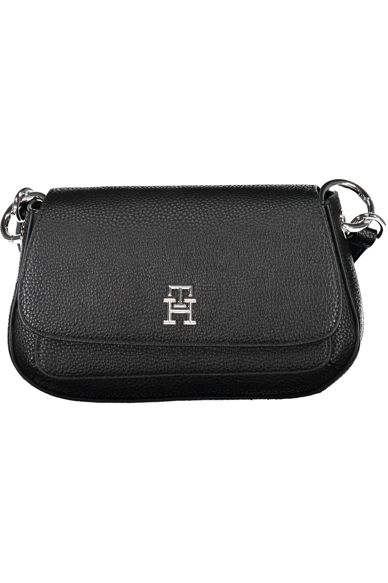 Tommy Hilfiger Black Polyethylene Women Handbag