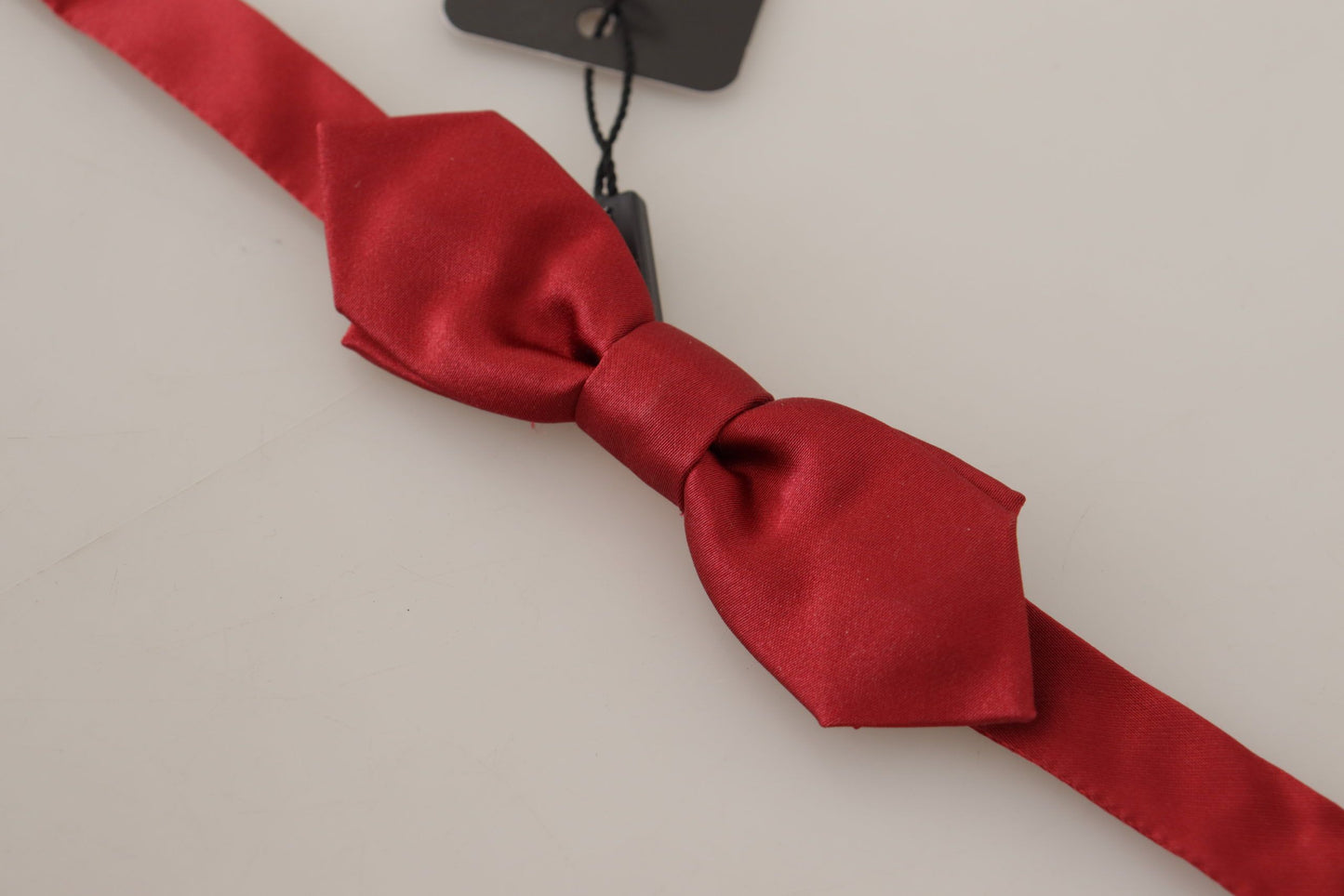 Dolce & Gabbana Elegant Red Silk Bow Tie