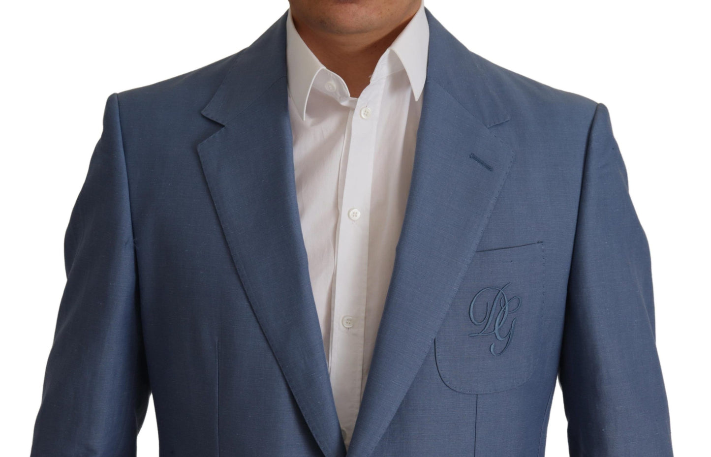 Dolce & Gabbana Elegant Single Breasted Linen Jacket