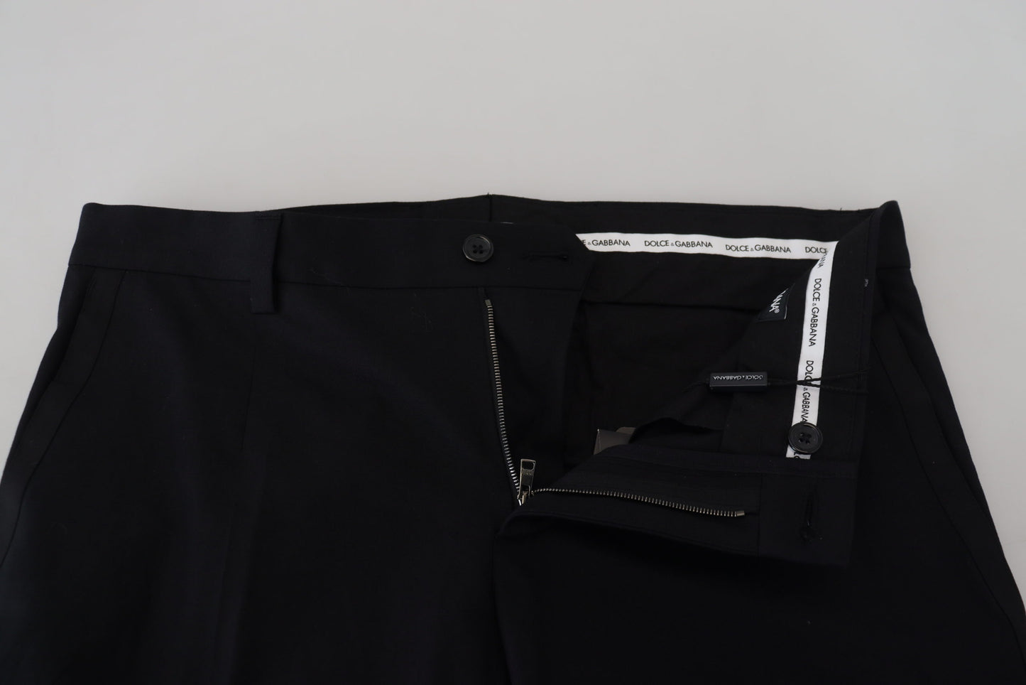 Dolce & Gabbana Elegant Black Cotton Trousers