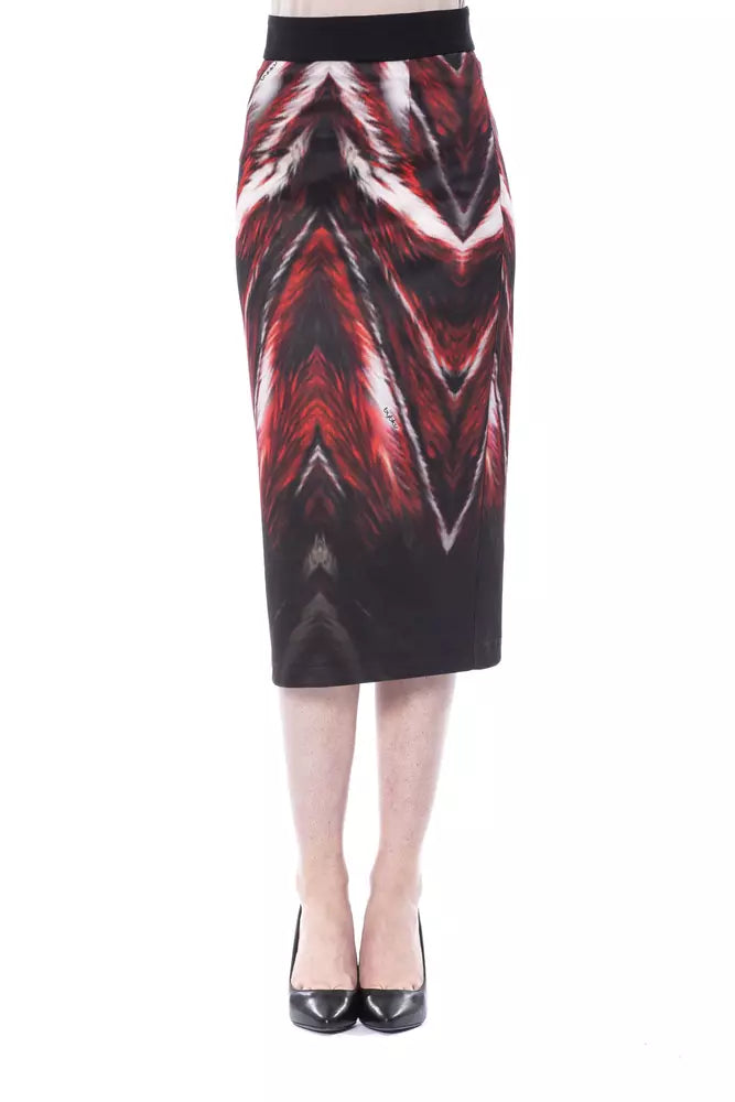 BYBLOS Multicolor Polyester Women Pencil Skirt