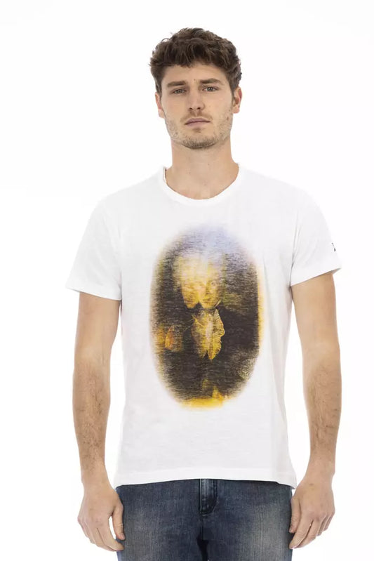 Trussardi Action White Cotton Men's T-Shirt