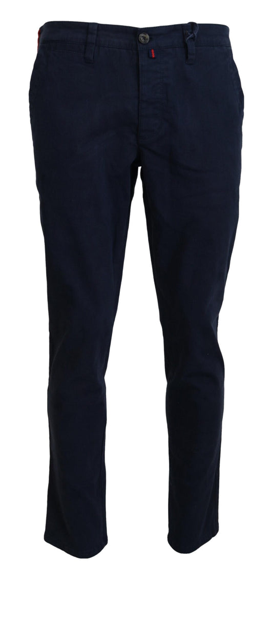 Domenico Tagliente Elegant Sapphire Dress Pants for Men