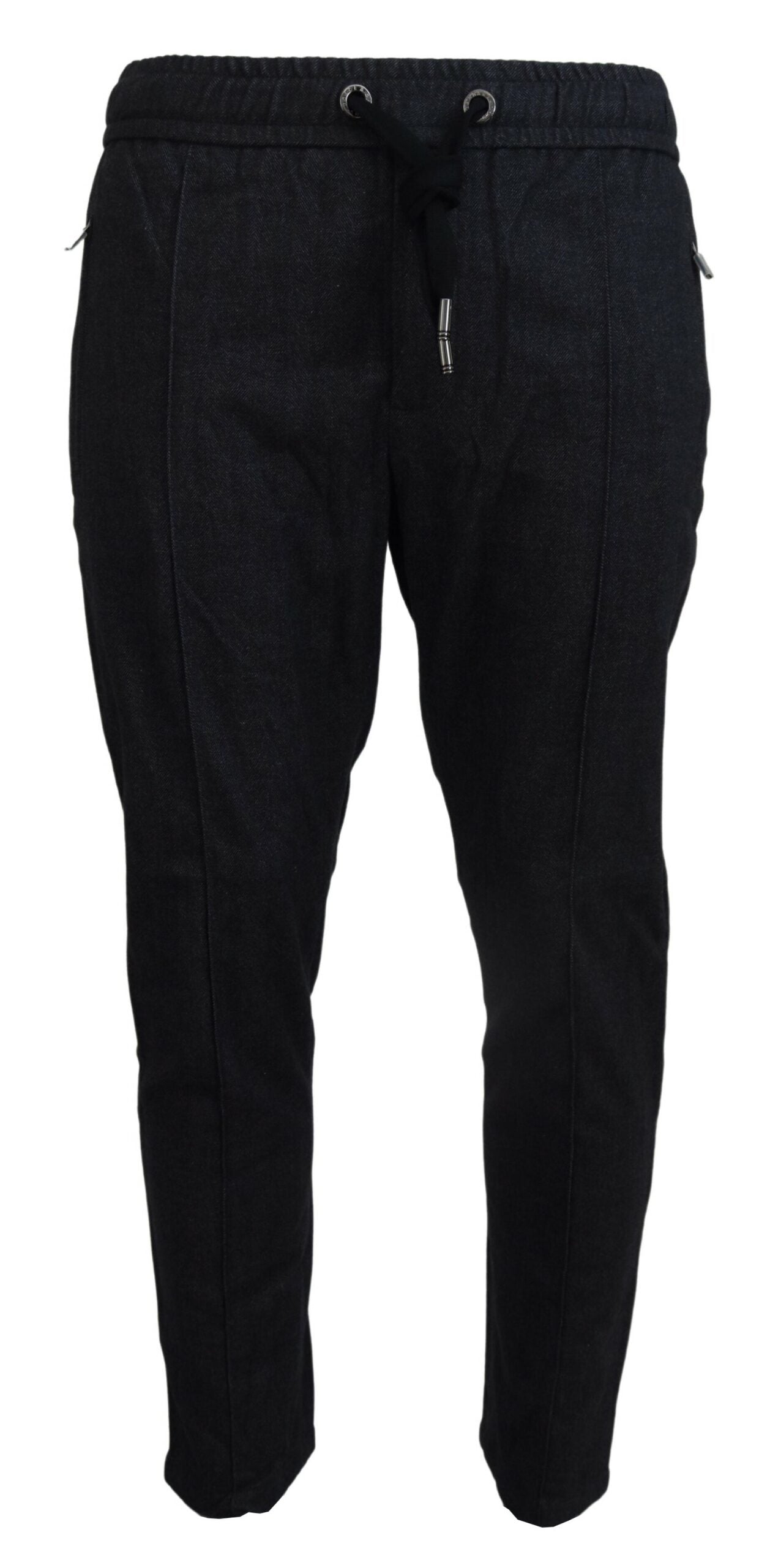 Dolce & Gabbana Elegant Tapered Blue Denim Pants