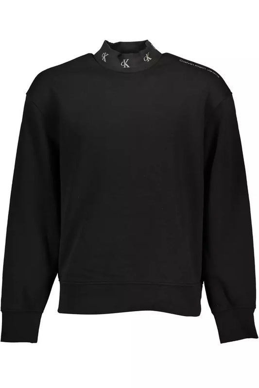 Calvin Klein Black Cotton Men Sweater