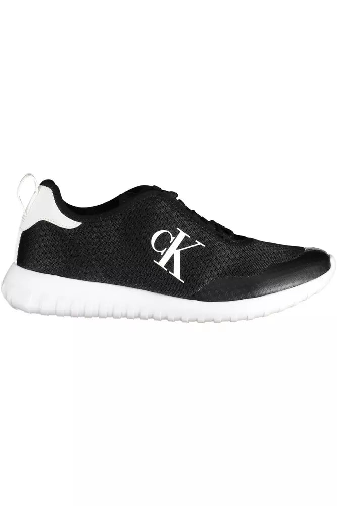 Calvin Klein Black Polyester Men Sneaker