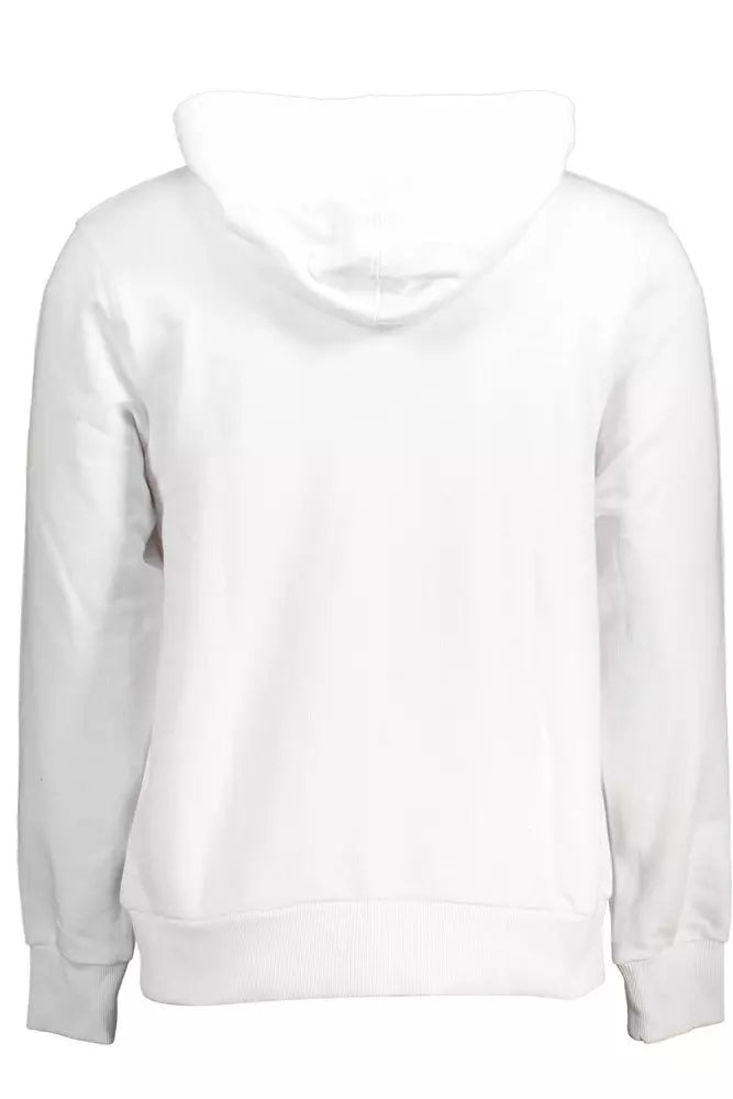 Cavalli Class White Cotton Men Sweater